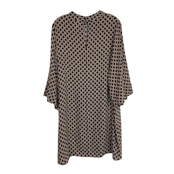 Richard Allen x H&M A-Line Mini Shift Dress Size 10 Geometric Chain Lagenlook - Picture 4 of 8